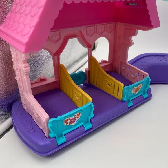 Fisher Price Little People Disney Princess Klip Klop Stable Castle Playset Works - Picture 3 of 14